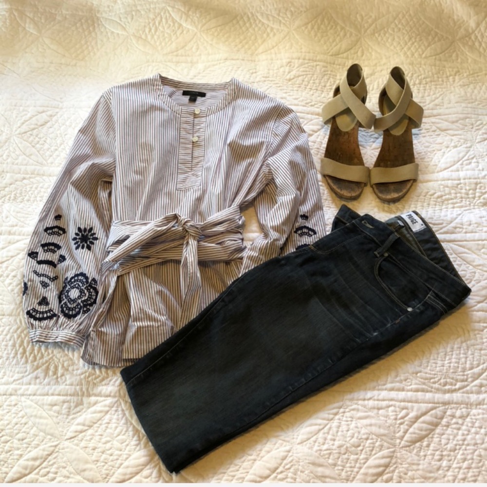 Paige Skyline Straight Jeans